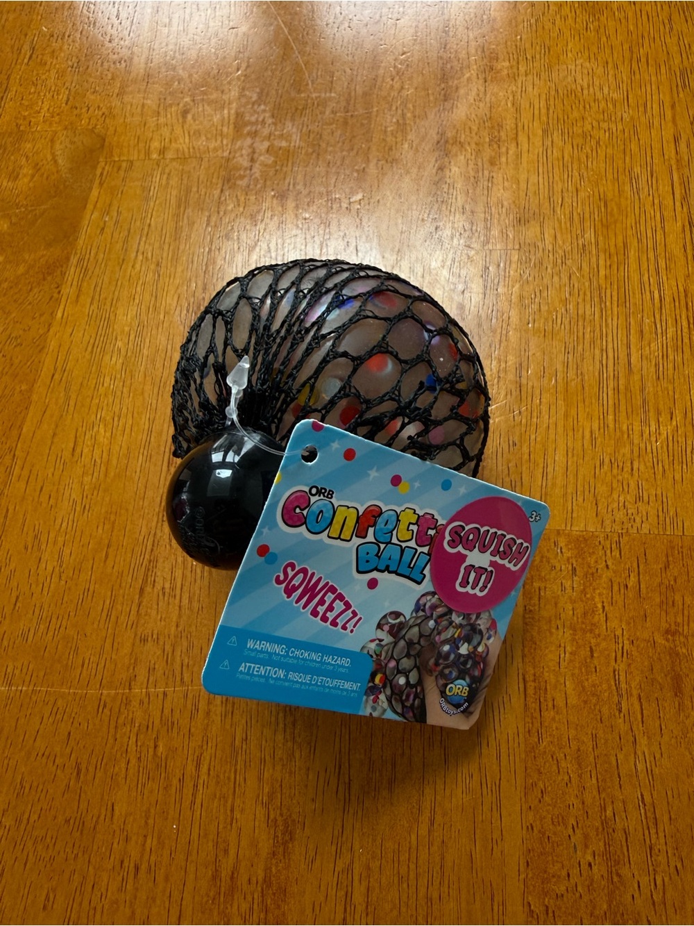 ORB Confetti Ball Squishy Toy - Multicolor